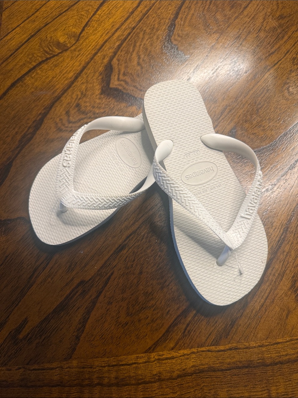 Havaianas Girls Flip Flops - White